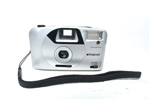 Polaroid 170BV 35mm Point & Shoot Film Camera Silver Tested & Working