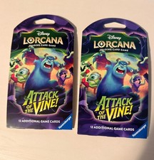 New Disney Lorcana TCG:Attack Of The Vine Sleeved Booster Packs