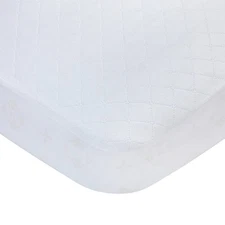 Carters Waterproof Fitted Quilted Crib and Toddler Protective Mattress Pad...