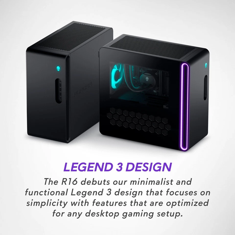 Alienware Aurora R16 Gaming Desktop i9-13900F 32GB RAM 1TB SSD +1TB HDD RTX 4070 - Image 3 of 4