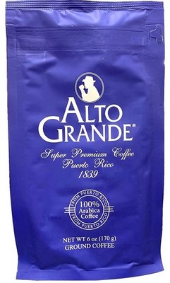 Super Premium Ground Coffee 100 Percent Arabica Medium-Dark Roast Bagged 6 Ou...