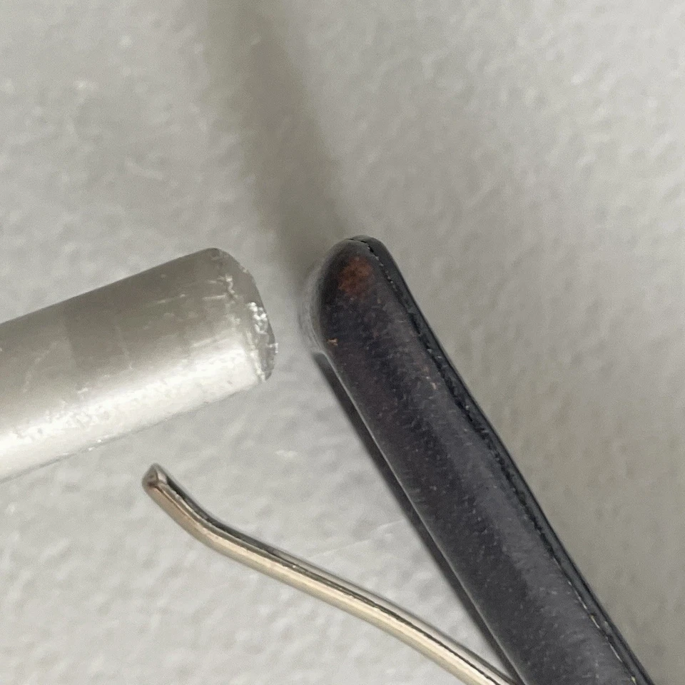 Cinturón Talbots Mujer Mediano Azul Marino Cuero Tejido Trenzado Vintage Foto 4 de 4