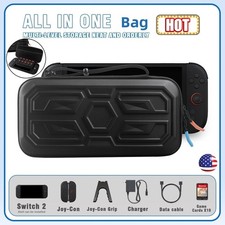 Nintendo Switch 2 Carry Case Screen Protector Travel Case Hard EVA Shell /
