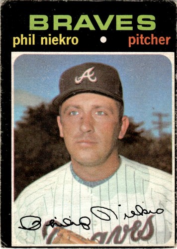Phil Niekro #30 1971 O Pee Chee card