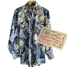 H Bar C Ranchwear Long Tail Pearl Snap Men's Western Rancher Rodeo Shirt
