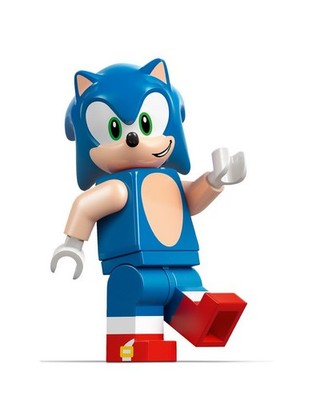 LEGO Sonic - Sonic the Hedgehog - Figur Minifigur Igel Knuckles Game 77117