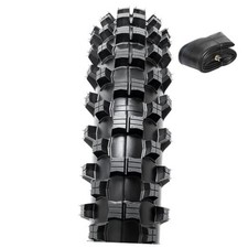 110/100-18 4PR TT 64M Dirt Bike Front/Rear Tire and Inner Tube Compatible with
