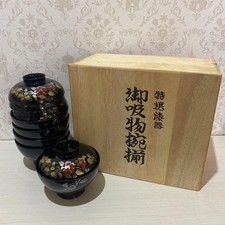 Aizu Nuri 10-piece set, Nuri bowls, specially selected lacquerware, lacquer