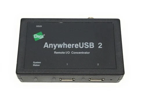 Digi AnywhereUSB/2 G2 2-Port USB-over-IP Hub with PoE and Remote Access
