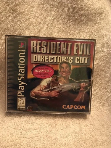 Resident evil directors cut playstation 1 black label CIB Manual & Registration