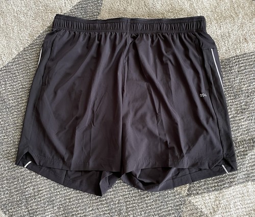 Men’s DSG Stride Short Black 7” Built In Briefs Sz 2XL NWT