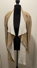 Cable Gauge VTG Y2K 90s Open Front Cardigan Sweater Women's L