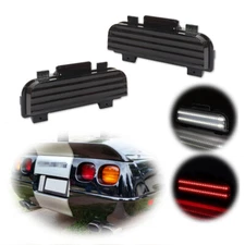 Smoke Lens LED Rear Tailgate Reverse Backup Tail Light For Corvette C4 1984-1990