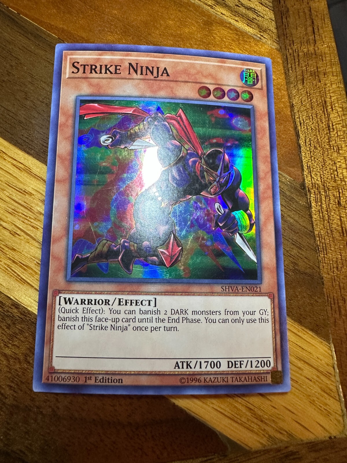 Strike Ninja SHVA-EN021 1st Edition Super Rare LP + BONUS
