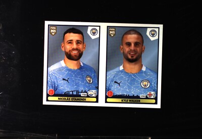 2020/21 FIFA 365 PANINI NICOLAS OTAMENDI - KYLE WALKER MANCHESTER CITY #44