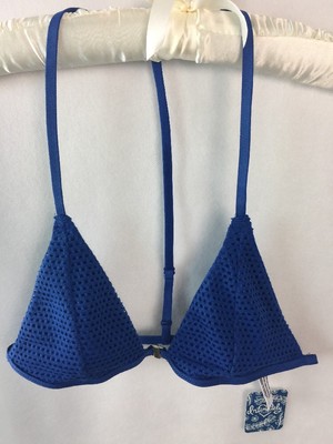 Free People Bralette Size Medium OB602589 Roll With It Bra Electric