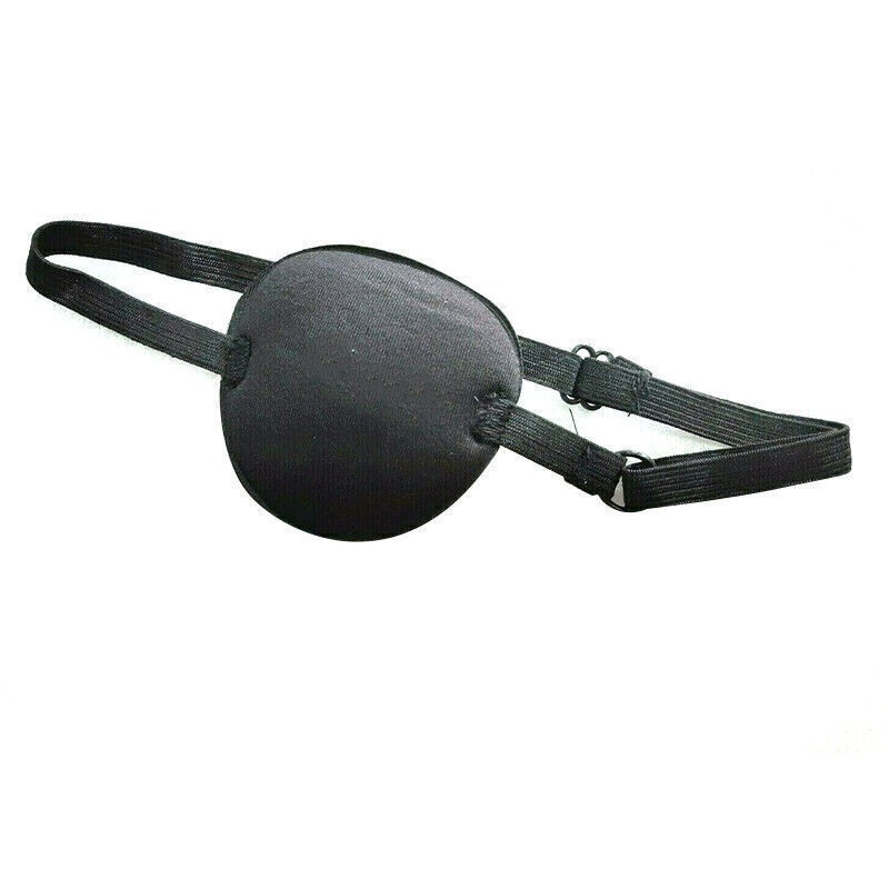 Black Fabric Medical Eye Patch Washable Flexible Eye Patch Protection