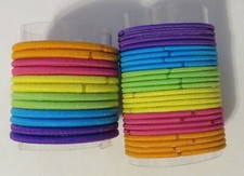 36Pcs Women Ponytail Hair Holder Thin Elastic Rubber Band Colorful Hair Ties