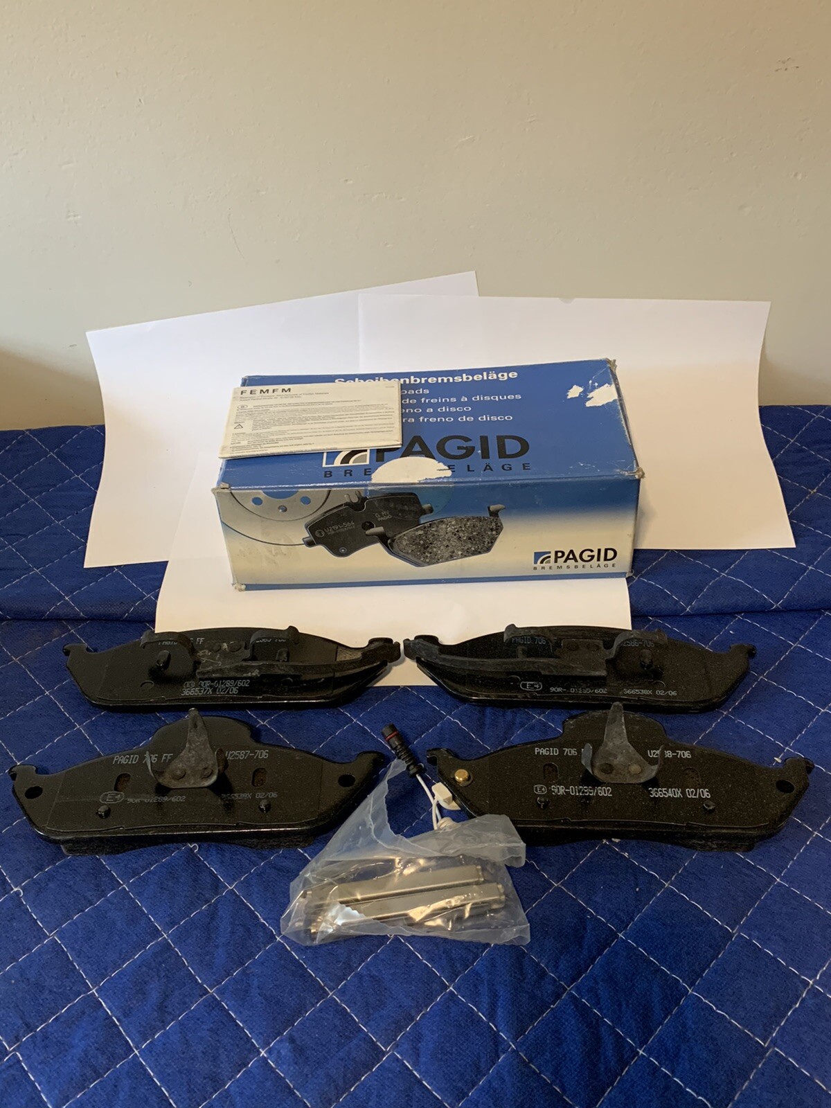 Pagid Brake Pad Set for MERCEDES BENZ Ml W163 Part # 1634200320 