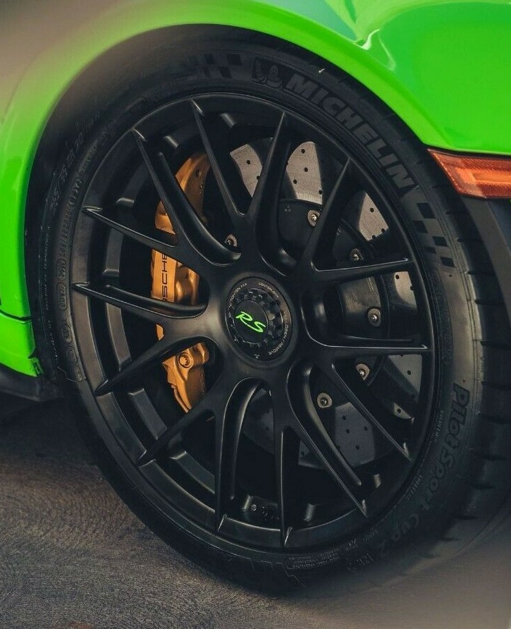 PORSCHE 911 GT3RS NEW WHEELS TIRES WEISSACH 2019 2016 MICHELIN PILOT