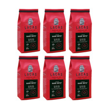 Lacas Dark Note, Medium Fine Ground Coffee, 6-Pack, 12oz Each 13.33 per pound