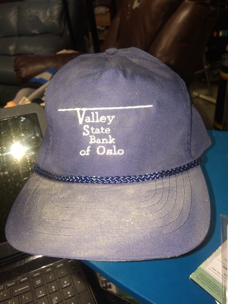 trucker hat baseball cap VALLEY STATE BANK OSLO MN   cool lid old school