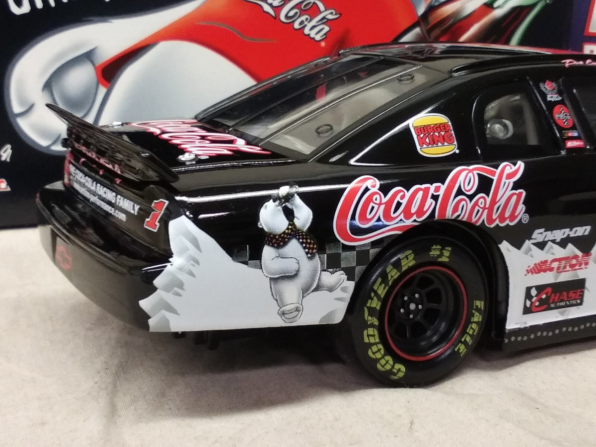 Vintage NASCAR #1 Dale Earnhardt Jr Coca-Cola 1998 Monte Vintage NASCAR #1 Dale Earnhardt Jr Coca-Cola 1998 Monte