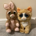 Feisty Pets Vicky Vicious Angry Rabbit & Princess Pottymouth Katze Grusel Plüschtier
