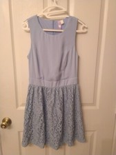 Francesca Alya blue lace dress