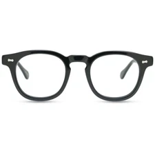 Square Glasses Men Women Well Round Acetate Eyeglasses Frame Clip On Sunglasses