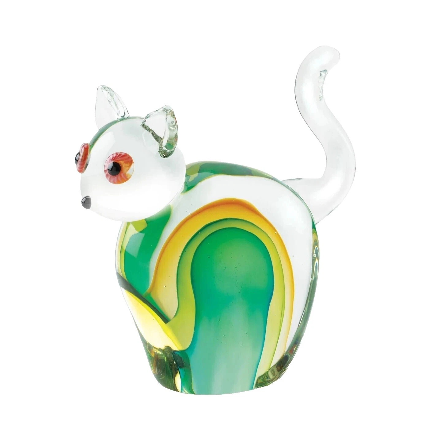 Decoración para gatos Cristal esculturas y estatuillas