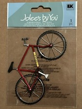 Rare Jolee  s Red Bicycle Scrapbook Stickers