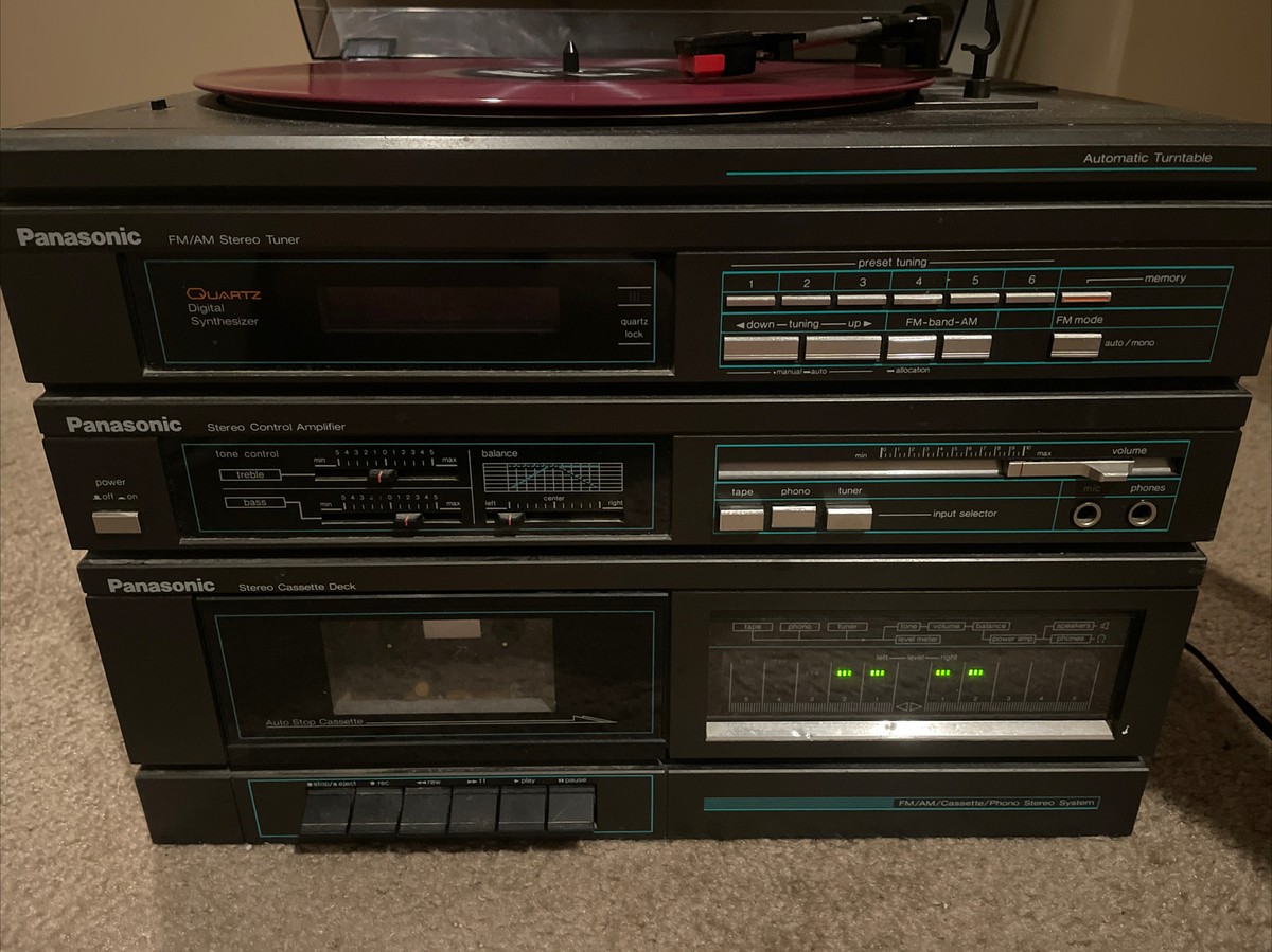 Vintage Panasonic SG-300 Stereo Receiver Turn Table Cassette