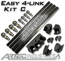 For Easy 4 Link Kit C No Tube 7/8 Inch and 1.25 Inch Rod Ends Artec Industries