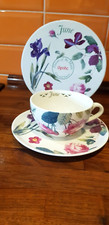 Boxed Spode Flowers Of The Month Large Cup & Saucer - June