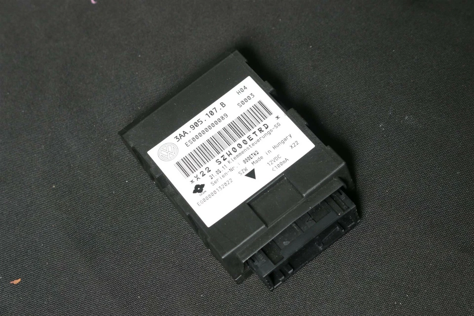 3AA905107B Centralina Zündanlasstaster Klemmsteuerung Kessy VW Cc Passat 3C - Immagine 3 di 4