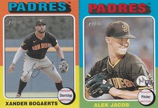 2024 Topps Heritage 2x Rookie Alek Jacob RC/Xander Bogaerts San Diego Padres Lot