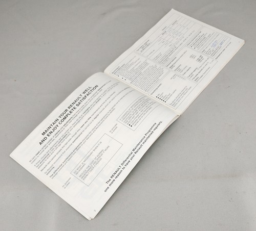 1980s FACTORY ISSUE RENAULT 11 HANDBOOK - NICE CONDITION ENGLISH VERSION - Picture 3 of 11