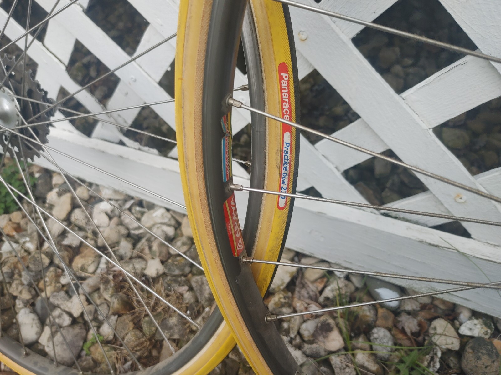 MAVIC GP4 WHEELSET 700C TUBULAR OFMEGA HUBS/SKEWERS Panaracer Tires
