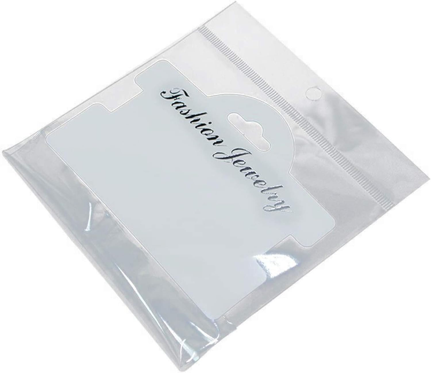 100Pcs 3.9X2.7 Inch Bracelet Jewelry Display Hanging Cards and 4.3X3.4 Inch Self