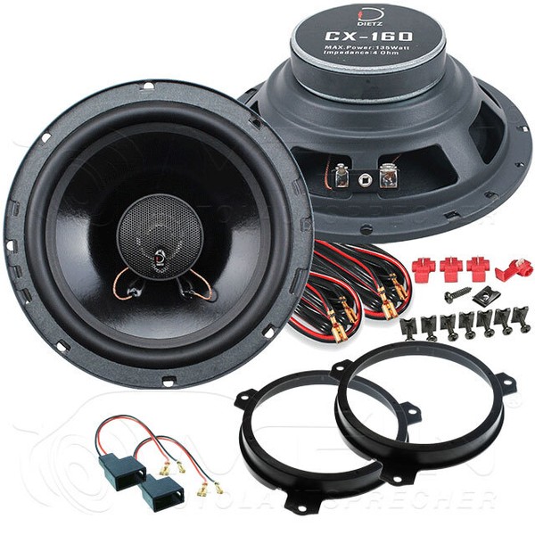 Dietz Auto Lautsprecher FüR Peugeot 108 Ab 2014 Front Vorn TüR 2-Wege 135W #Bdvq-image