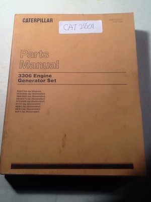 CAT 3306 Engine Generator Set Parts Manual *OEM*