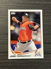 2013 Topps Jose Fernandez RC Miami Marlins #589 Rookie Card