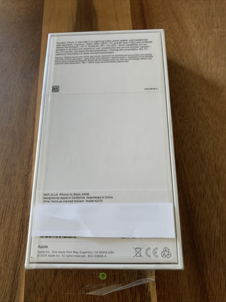 Apple iPhone 12 - 64 GB - Black (T-Mobile) for sale online