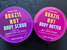 Trader Joe s Brazil Nut Body Butter Scrub New
