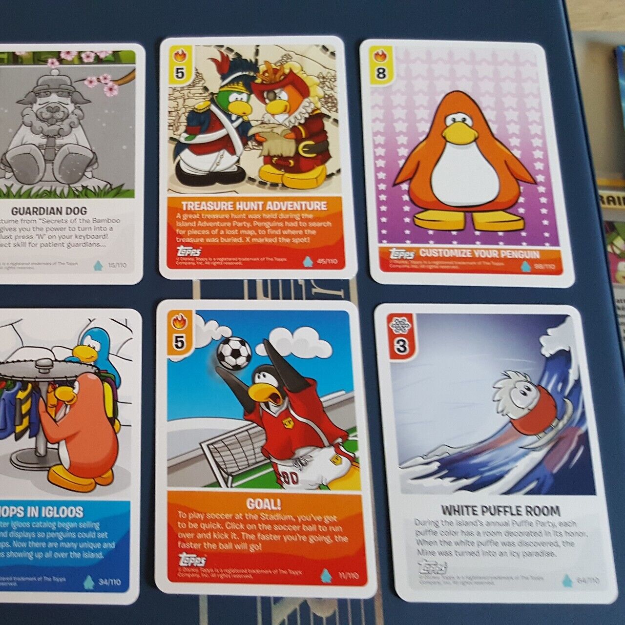 Topps Club Penguin Jitsu Water Cards - 2008