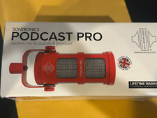 Sontronics Podcast Pro | Podcast, Broadcast, Radio Gaming And Voiceover (red)