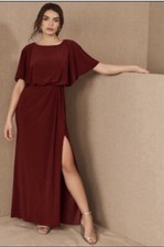 BHLDN Lena Boudreaux Flutter Sleeve Dress Size 6