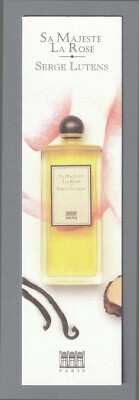 Werbekarte - Werbekarte - Sa Majesté La Rose de Serge Lutens