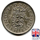 Photo of a 1966 Elizabeth II Shilling from an eBay listing that sold on Jun 1, 2026